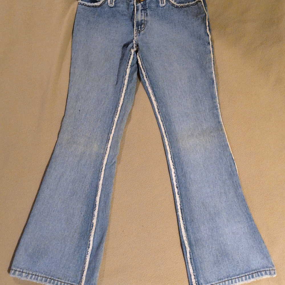 Women's Light Blue Flared Jeans